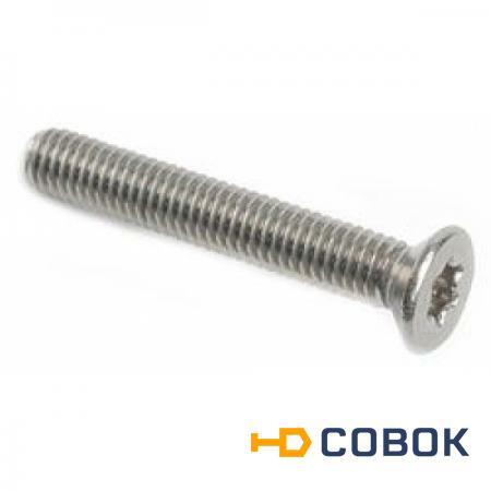 Фото Винт 3х25 DIN 965 TORX с потайной головкой и с шестирадиусным шлицем (TORX)