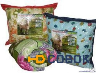 Фото Одеяло из овечьей шерсти облегченное "Лето"