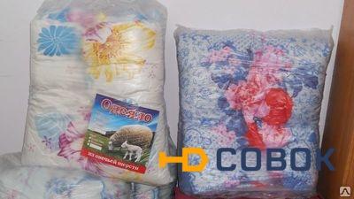 Фото Одеяло шерсть овечья 2 сп полиэстер пвх пакет