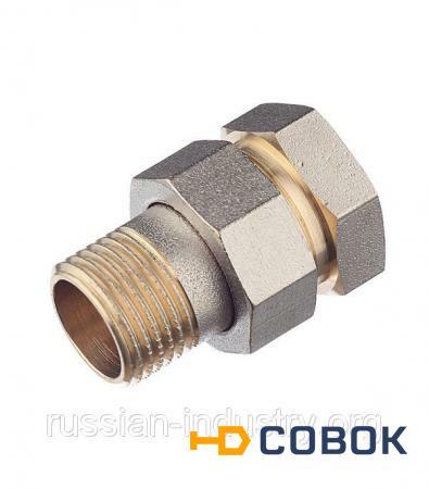 Фото Американка прямая сгон 1/2" внутр(г) х 1/2" нар(ш)