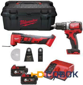 Фото Milwaukee M18 SET2T-502W Набор аккумуляторного инструмента