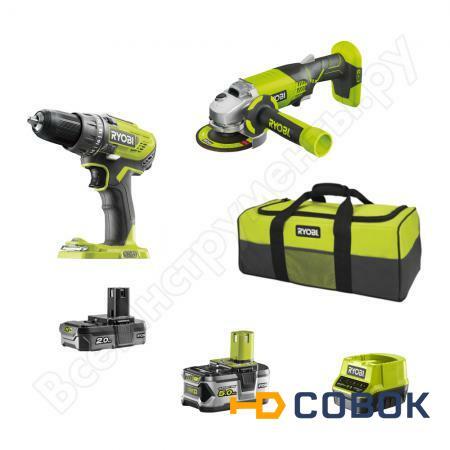 Фото Набор инструментов Ryobi ONE+ R18DDAG-252S 5133003819