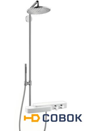 Фото Hansgrohe Axor Bouroullec Showerpipe 19670400 Душевая система (хром/белый)