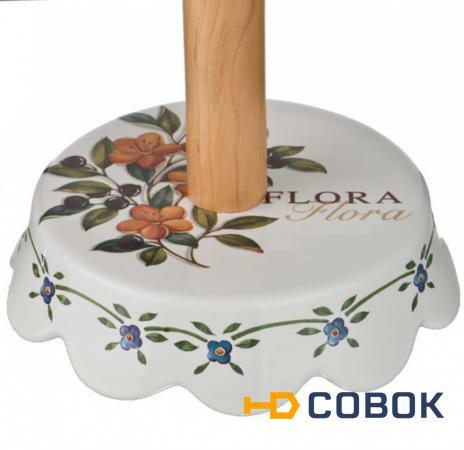 Фото Держатель для кухонных полотенец "флора" высота=29 см. Nuova Cer (612-317)