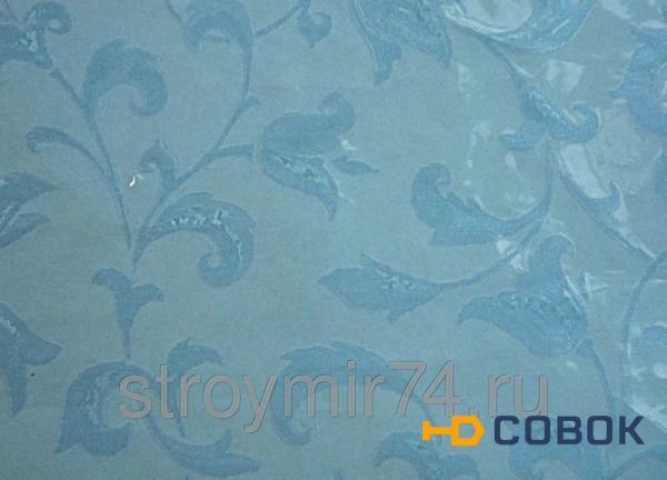 Фото Шторы для ванной 180*180 "Сев. сияние" цветочный EVA T-029-BLUE А36465