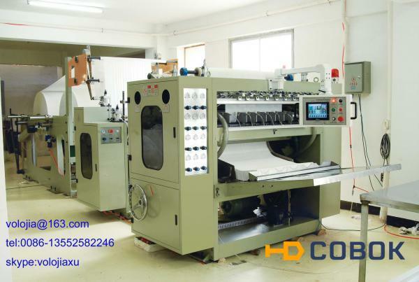 Фото VC-200-6 Оборудование для производства бумажных салфеток V-сложения(6 ряд)