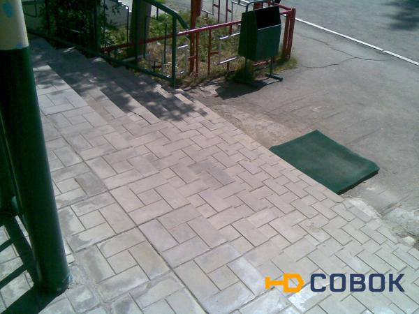 Фото Укладка тротуарной плитки на дорожки