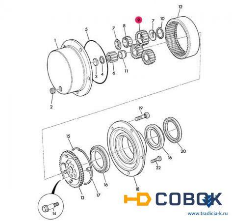 Фото Сателлит ПМ 450/10206 на JCB 3CX