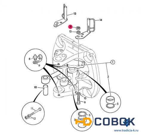 Фото Контр гайка 1371/0703 на JCB 3CX