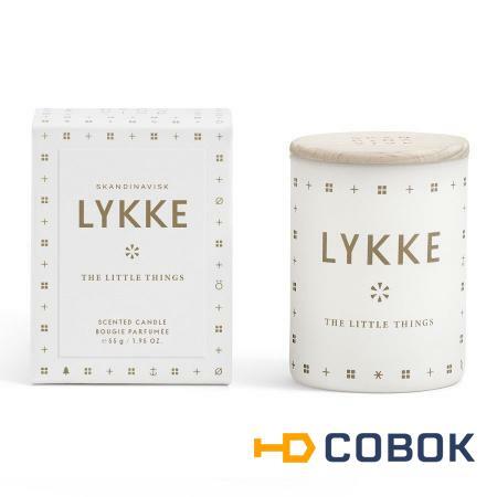 Фото Свеча ароматическая lykke с крышкой