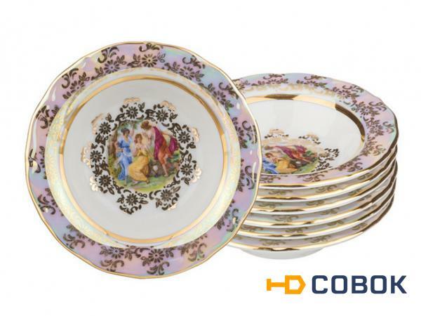 Фото Набор розеток из 6 шт."мадонна" диаметр=10 см.без упак. Bohemia Porcelan (655-086)