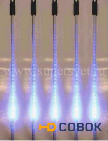 Фото Светодиодные гирлянды "Тающие сосульки" LED-SF-24V-0.5M-5 (цвет синий)