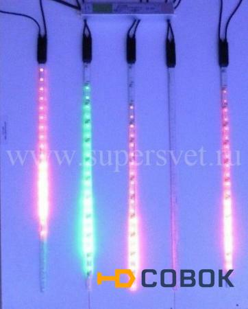 Фото Светодиодные гирлянды "Тающие сосульки" LED-SF-24V-0.5M-5 с SMD-диодами (RGB)