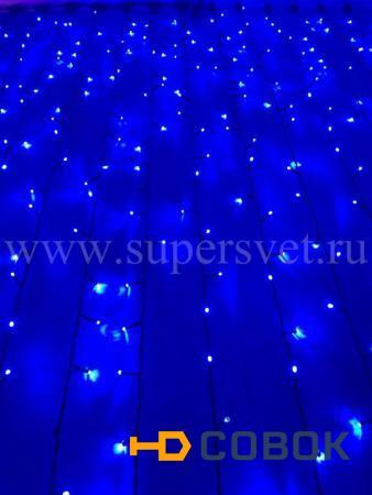 Фото Светодиодные флэш-занавеси "Плей-лайт" LED-PLS-F-3720 -240V0 (синий)