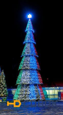 Фото Набор освещения Пояс Ориона для сегментных елок 36 м.
