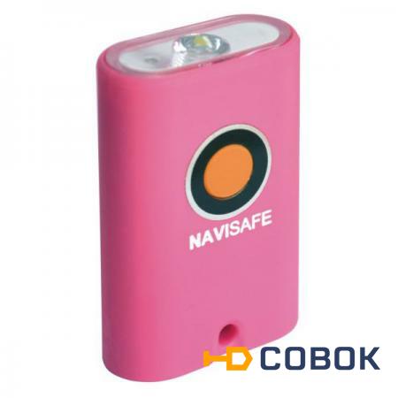 Фото Navisafe Карманный фонарик розовый Navisafe Navi Light Mini Black 403 7090017580537 водонепроницаемый до 100 м глубины