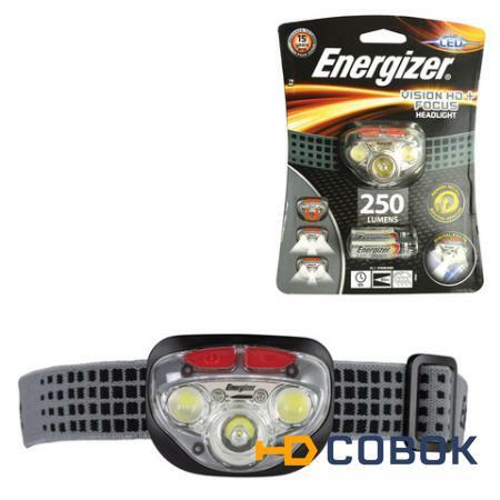 Фото Фонарь налобный светодиодный ENERGIZER Headlight Vision HD + Focus