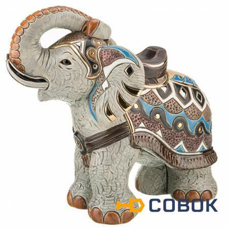 Фото Статуэтка декоративная "индийский слон" 28*13 см.высота=25 см Ancers Sa (347-096)