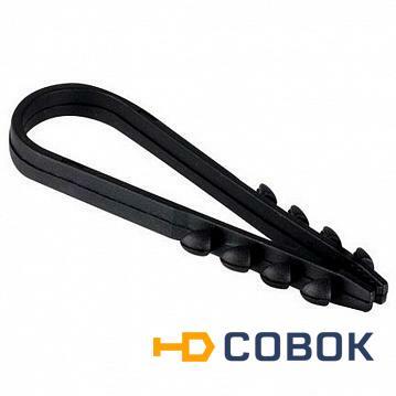 Фото Дюбель-хомут для круглого кабеля (5-10мм) черный (100шт.) | код. plc-ncc-5x10b | EKF