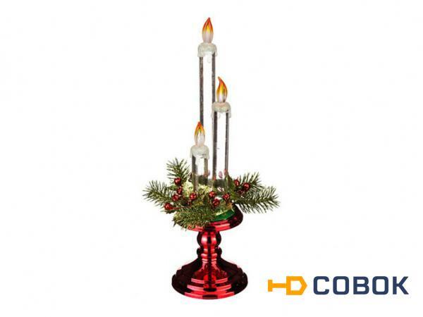 Фото Фигурка с подсветкой "свеча" 16*17 см.высота=37 см. Polite Crafts&gifts (786-245)