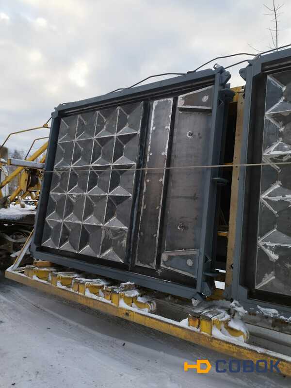 Фото Металлоформа плиты (панели) забора П5В Заборы