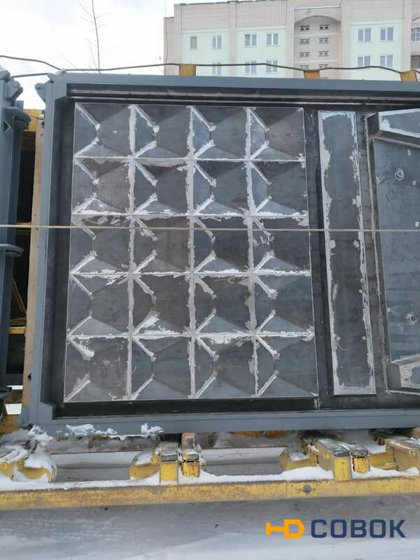 Фото Металлоформа плиты (панели) забора П5В