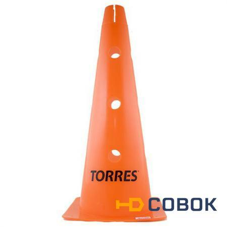 Фото Конус тренировочный Torres 46 см с отверстиями