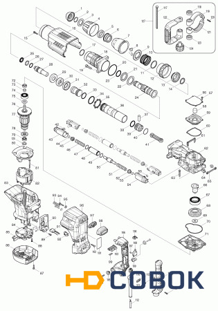 Фото Прокладка редуктора MAKITA HM1213C