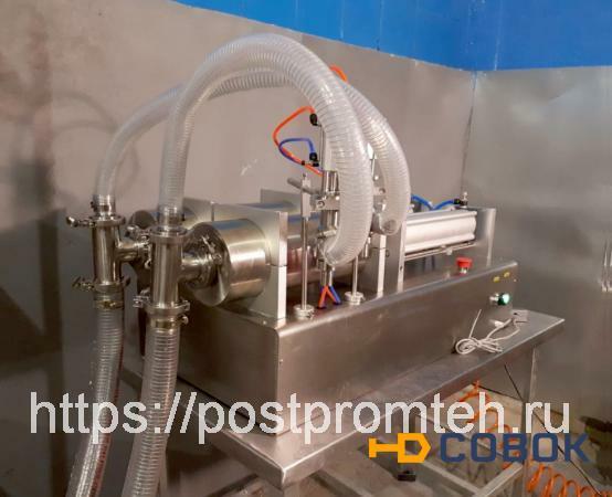Фото Поршневой дозатор 500 - 5000 мл (2 сопла) / Дозатор жидкости