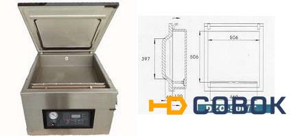 Фото Настольная вакуум - упаковочная машина DZ-500Т (нерж.)