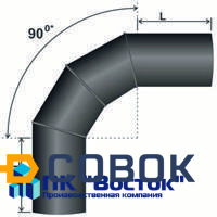Фото Отвод 90 пнд SDR 13,6 Ду 900 мм сварной 4х сегментный вода