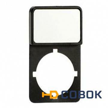 Фото Дополнительный шильдик OMFB72 черный для миниатюрных переключате лей ОМ | код. 1SCA022555R4990 | ABB