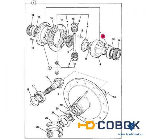 Фото Болт ступицы ПМ 1321/0407Z на JCB 3CX