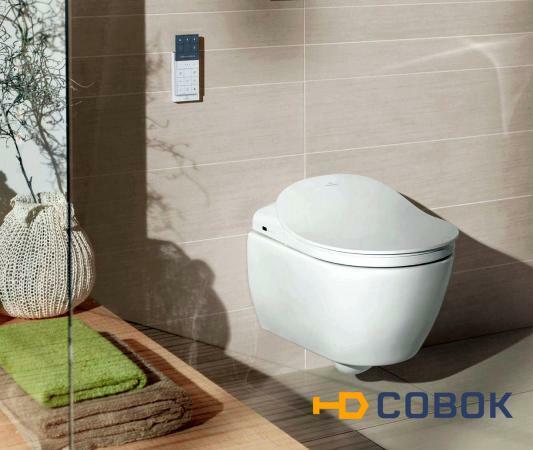 Фото Унитаз Villeroy & Boch 5614 R5R1 Subway 2.0 безободковый с электронной крышкой-биде