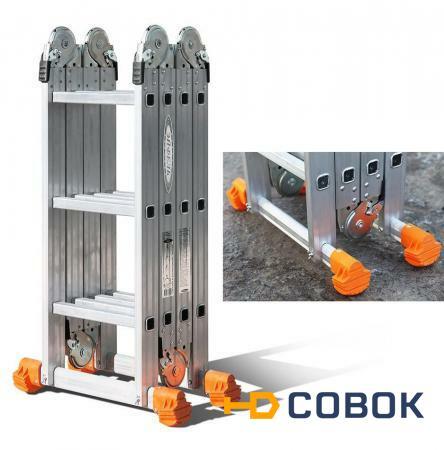 Фото Лестница трансформер ЭЙФЕЛЬ КЛАССИК (ТФ 2Х3+2Х4 КЛАССИК)