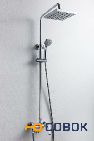 Фото Душевая колонна со смесителем для ванны Bravat Opal