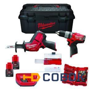 Фото Milwaukee M12 SET2H-402W Набор инструментов