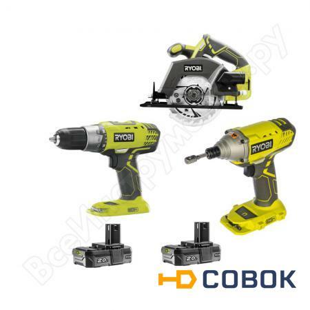 Фото Набор инструментов Ryobi ONE+ R18DDIDCSP-220S 5133003813