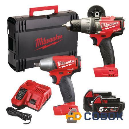 Фото Milwaukee M18 FPP2B-502X Набор аккумуляторного инструмента FUEL™