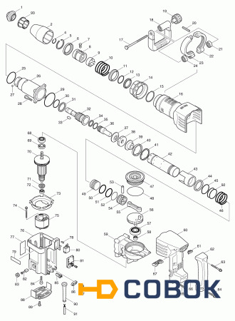 Фото Кольцо стопорное MAKITA ф46 HM1202