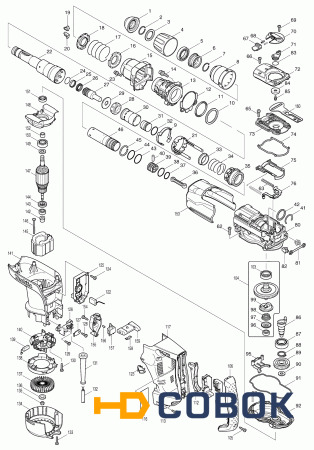 Фото Кольцо стопорное MAKITA HR4001C п.45 мет.