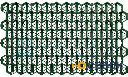 Фото Решетка газонная РГ-70.40.3,2 пластиковая зеленая Артикул