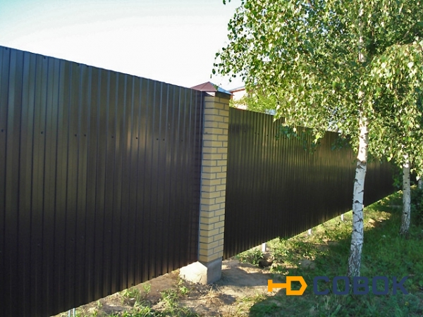 Фото Установка заборов