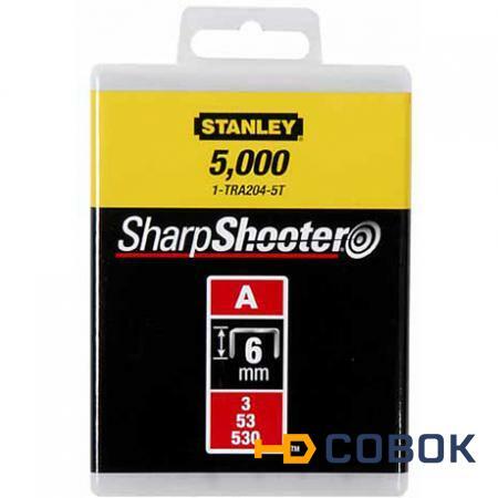 Фото Скоба (1000 шт; 8 мм; тип A) для степлеров Stanley 1-TRA205T