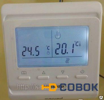 Фото Терморегулятор Е 51.716 программный для отопления помещений теплый пол