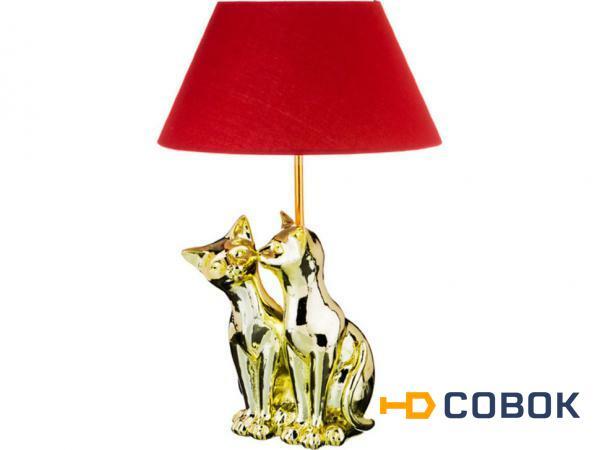 Фото Светильник настольный "кошки" диаметр=20 см. высота=50 см. Lefard (599-170)