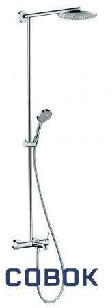 Фото Душевая система с термостатом Hansgrohe 27141000 Raindance Showerpipe 180