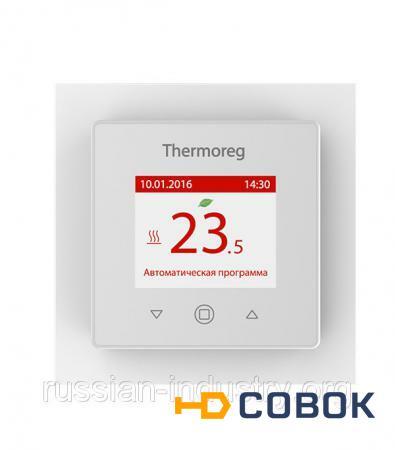 Фото Терморегулятор программируемый для теплого пола Thermoreg TI 970 White БЕЛЫЙ