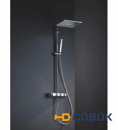 Фото Grohe Euphoria SmartControl System 310 Cube Duo 26508000 Душевая система с термостатом (хром)