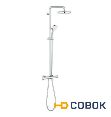 Фото Grohe Tempesta Cosmopolitan System 210 27922001 Душевая система с термостатом (хром)